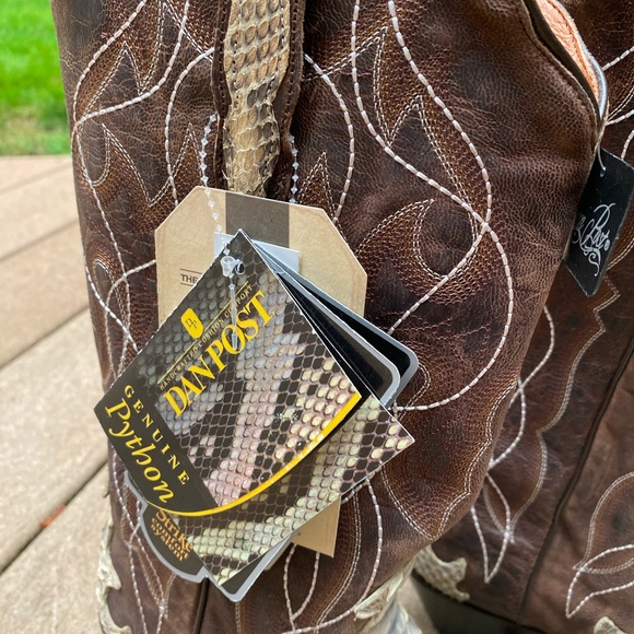 Dan Post Python Cowboy Boots - Picture 5 of 12